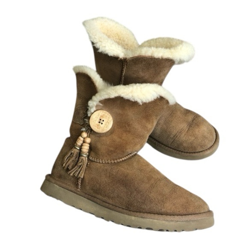 Cozy Brown Shearling Women's Boots